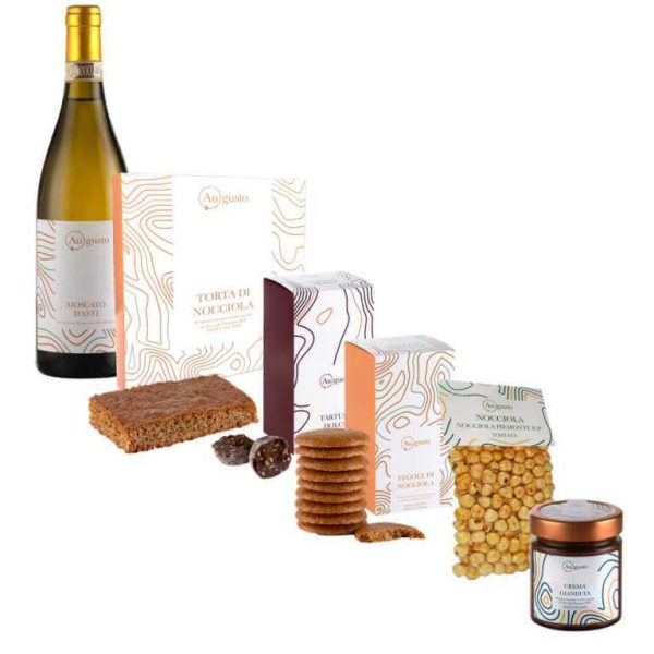 contenuto confezione regalo con moscato