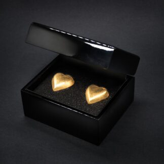 Au.gusto luxury Cuori ricoperti d'oro edibile 23 carati